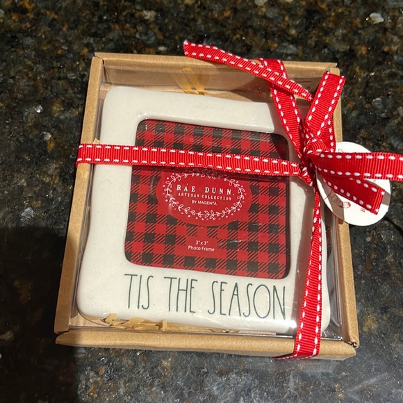 Rae Dunn - TIS THE SEASON - frame ornament